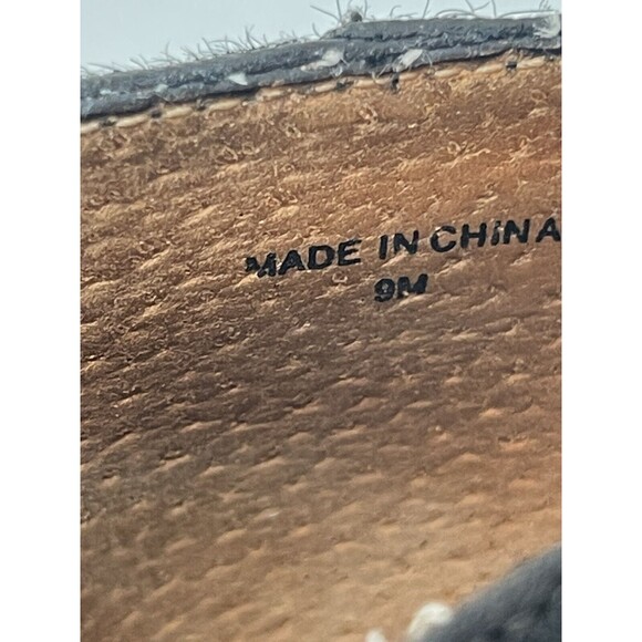 Derek Lam 10 Crosby Dana Black Calf Hair Slip On Loafers Sz 9 - Picture 9 of 10